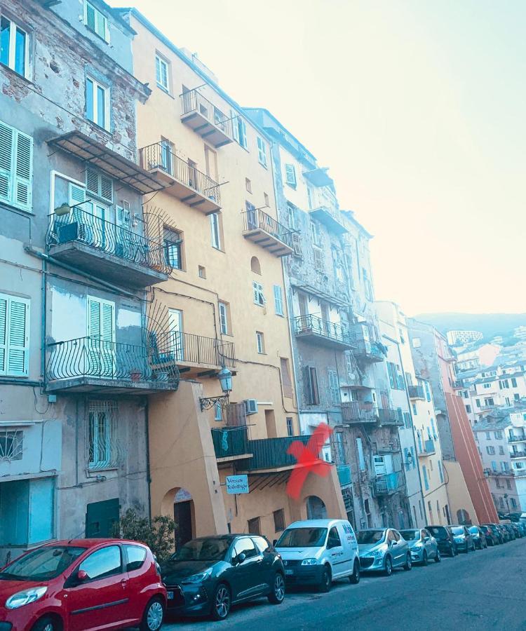 Près du Vieux port Studio terrasse vue dégagée église de Saint Jean Bastia  Exterior foto
