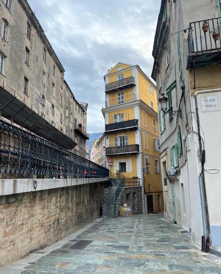 Près du Vieux port Studio terrasse vue dégagée église de Saint Jean Bastia  Exterior foto